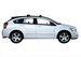 Супер аеродинамични СИВИ Yakima Flush греди за Dodge Caliber модел от 2006 до 2011 година без надлъжни греди