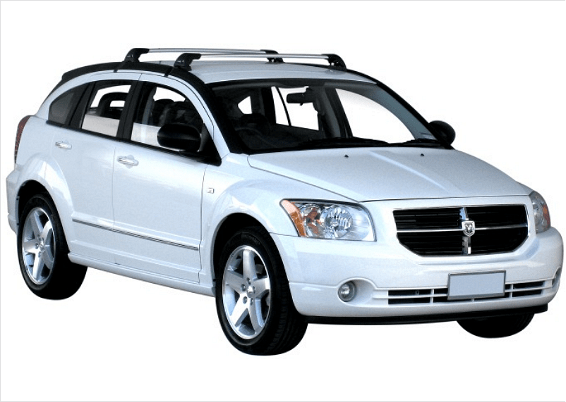 Супер аеродинамични СИВИ Yakima Flush греди за Dodge Caliber модел от 2006 до 2011 година без надлъжни греди