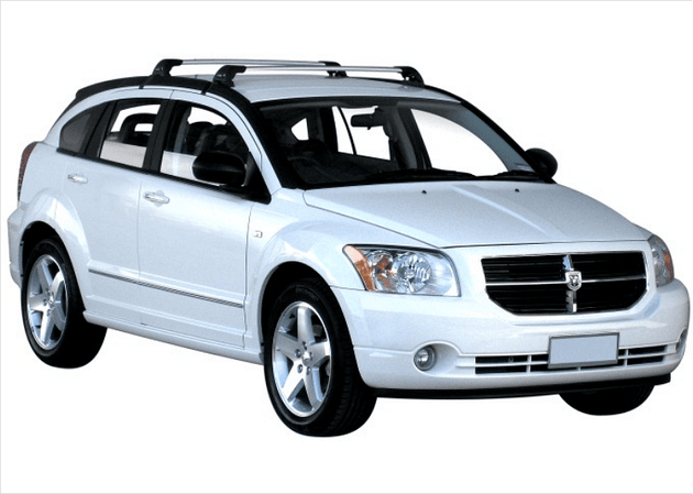 Супер аеродинамични СИВИ Yakima Flush греди за Dodge Caliber модел от 2006 до 2011 година без надлъжни греди