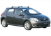 Супер аеродинамични СИВИ Yakima Flush греди за Toyota Corolla модел от 2006 до 2012 година