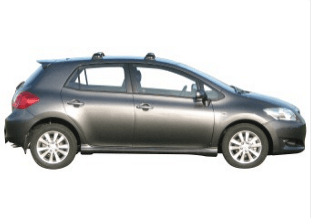 Супер аеродинамични СИВИ Yakima Flush греди за Toyota Corolla модел от 2006 до 2012 година