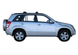Супер аеродинамични СИВИ Yakima Flush греди за Suzuki Grand Vitara 3 и 5 врати модел от 2005 до 2015 година с плътно вградени надлъжни греди