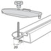 Т-адаптори Thule T-track Adapter 697-6 - комплект 4 бр.