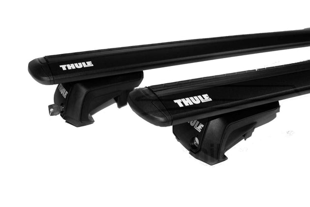 Thule 7104 Wing EVO bars 118 см. (ЧЕРНИ) за автомобили със стандартни надлъжни греди