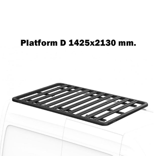 Товарна платформа Yakima D с размери 1425х2130 мм.