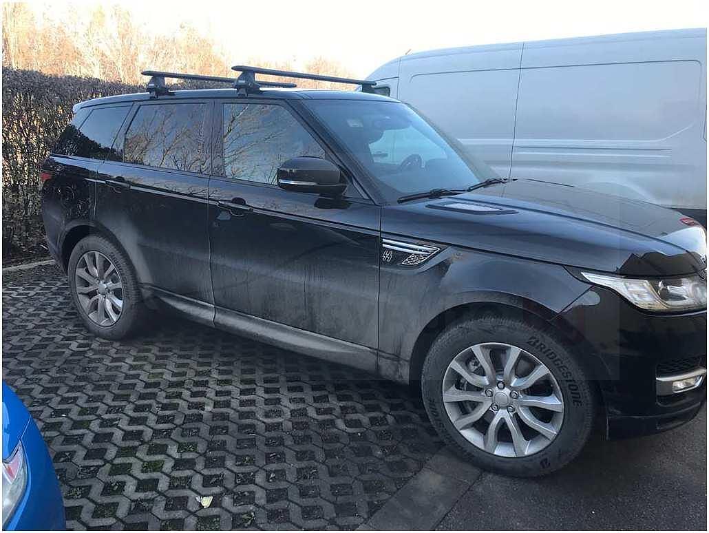 Товарни греди Thule 7105 Wingbar EVO Clamp Black за Range Rover Sport модел от 2013 до 2022 без надлъжни греди