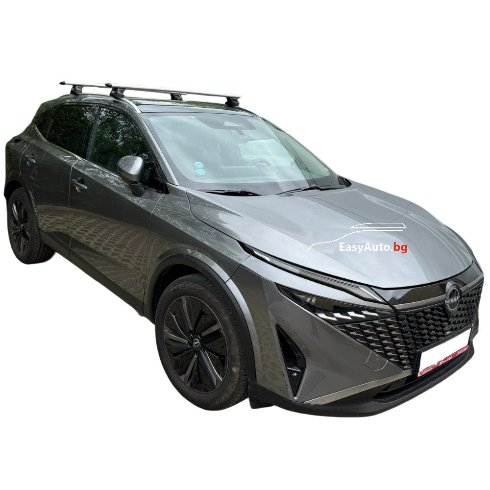 Товарни греди Thule 7106 Flush rail EVO SIlver за Nissan Qashqai (J12) модел след 2021 година и нагоре с вградени надлъжни греди