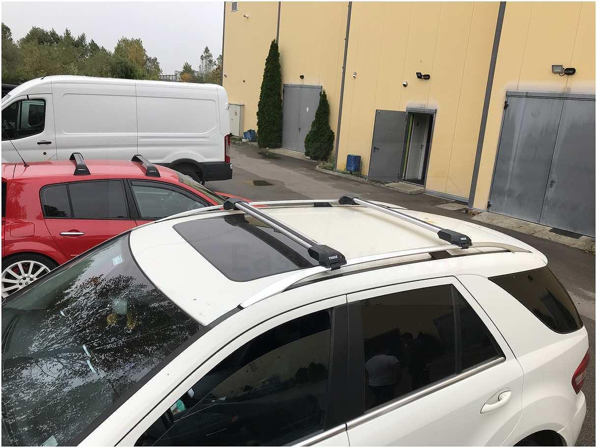 Товарни напречни греди Thule WingBar Edge 7204 Silver за Mercedes ML (W164) модел от 2005 до 2012 година