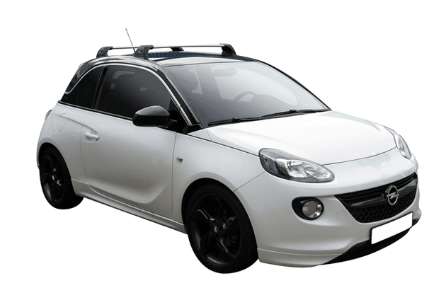 Черни супер аеродинамични греди Yakima Flush за Opel Astra J, Astra GTC и Opel Adam