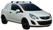 Напречни греди за Opel Corsa D 2006-2015 година модел с 3 врати - Yakima Flush черни