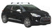 Yakima Flush греди за Citroen C3 2009 до 2016 година и Citroen DS3- Черни