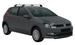 Черни Yakima Flush греди за VW Polo 2009-2018 модел с 5 врати