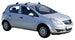 Напречни греди за Opel Corsa D 2006-2015 година модел с 5 врати - Yakima Flush черни