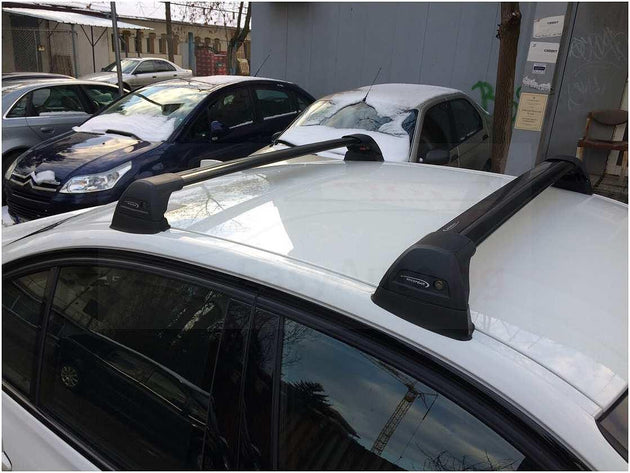 Черни Yakima Flush греди за BMW 3-та серия F30 и F36 модел от 2012 до 2019 година - К571
