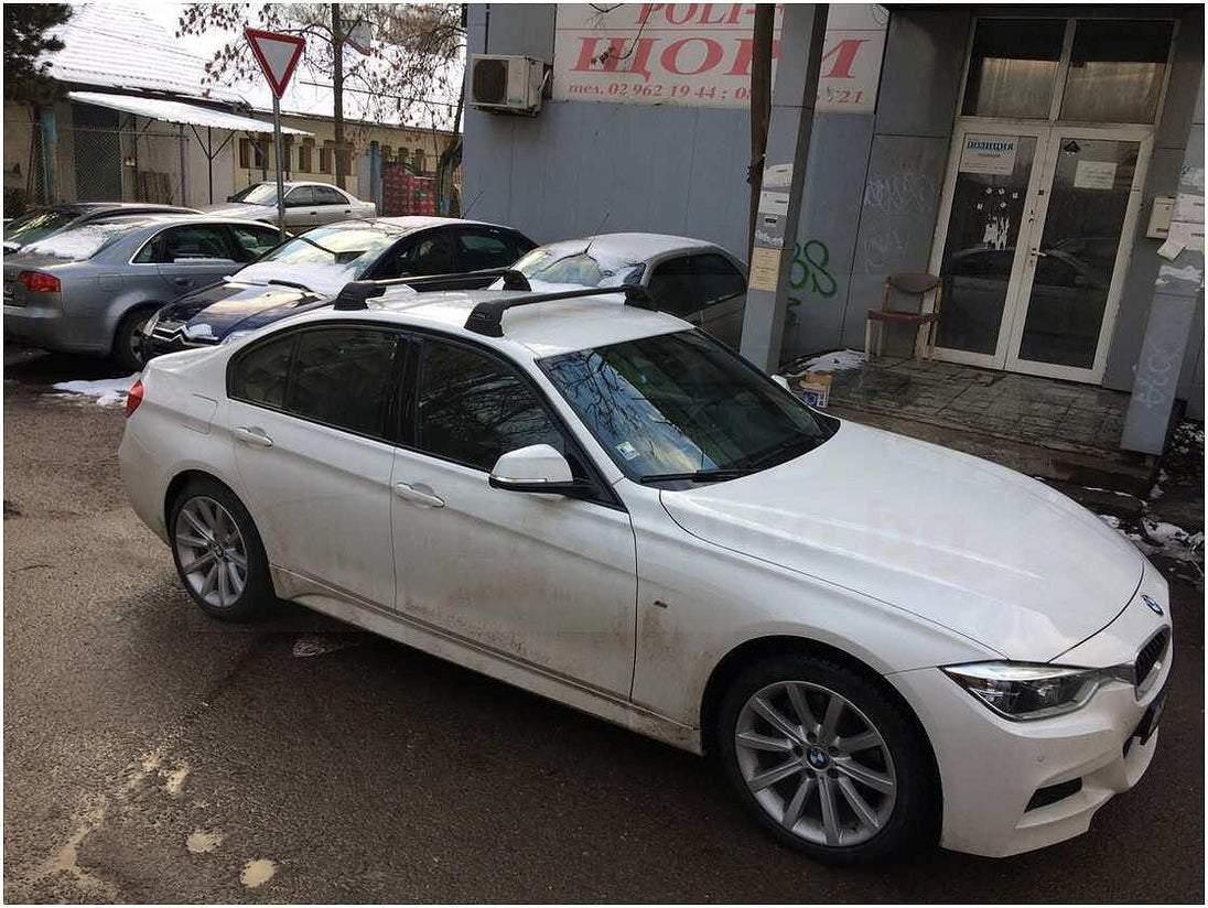 Черни Yakima Flush греди за BMW 3-та серия F30 и F36 модел от 2012 до 2019 година - К571