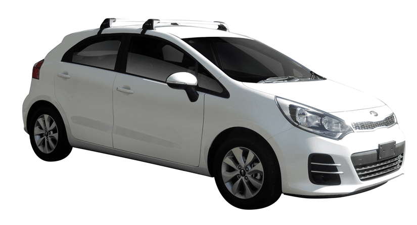 Yakima Flush греди за Kia Rio от 2011 до 2017 година - Черни