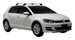 Черни Yakima Flush греди за VW GOLF 7 Hatchback с 5 врати от 2012 до 2020 година