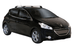 Аеродинамични греди Yakima Flush за Peugeot 208 2012-2019 година с 5 врати - Черни