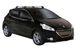 Аеродинамични греди Yakima Flush за Peugeot 208 2012-2019 година с 5 врати - Черни