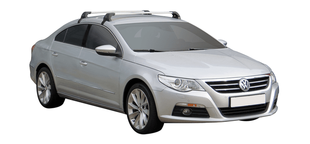 Аеродинамични греди Yakima Flush за VW Passat CC от 2008 до 2017 година - Черни