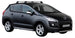 Черни Yakima Flush греди за Peugeot 3008 модел от 2009 до 2016 година модел без надлъжни греди
