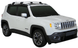 Черни Yakima Flush греди за Jeep Renegade след 2015 година
