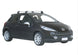 Черни Аеродинамични греди Yakima Flush за Peugeot 207 Hatchback с 3 или 5 врати
