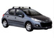 Черни Аеродинамични греди Yakima Flush за Peugeot 207 Hatchback с 3 или 5 врати