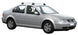 Yakima Flush греди за VW Bora sedan - Черни