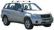 Напречни греди за Toyota Rav4 2000-2005 модел без надлъжни греди - Yakima Flush черни