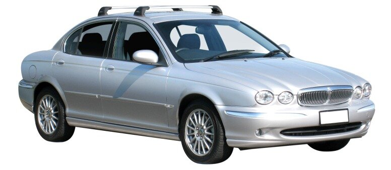 Напречни греди за Jaguar X-Type 2001-2009 - Yakima Flush Черни