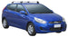 Черни супер аеродинамични товарни греди Yakima Flush за Kia Ceed Hatchback 2006-2012, Hyundai i30 Hatchback 2007-2012, Hyundai Accent 2011-2015 година