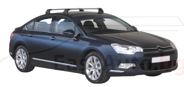 Черни Yakima Flush греди за Citroen C5 седан след 2008 година