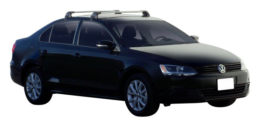Yakima Flush греди за VW Jetta от 2011 година и нагоре - Черни