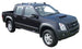 Напречни греди за Isuzu D-Max 2007-2012 година - Yakima Flush черни