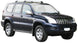 Черни аеродинамични Yakima Flush за Toyota Land Cruiser 120 2003 до 2008 година дълга база без надлъжни греди