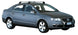 Черни Аеродинамични греди Yakima Flush за VW Passat седан (B7, B8) от 2015 до 2014 година