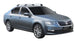 Yakima Flush аеродинамични греди за Skoda Octavia 3 Хечбек от 2013 до 2020 година без надлъжни греди - Черни