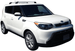 Черни Аеродинамични греди Yakima Flush за Kia Soul от 2014-2020 без надлъжни греди