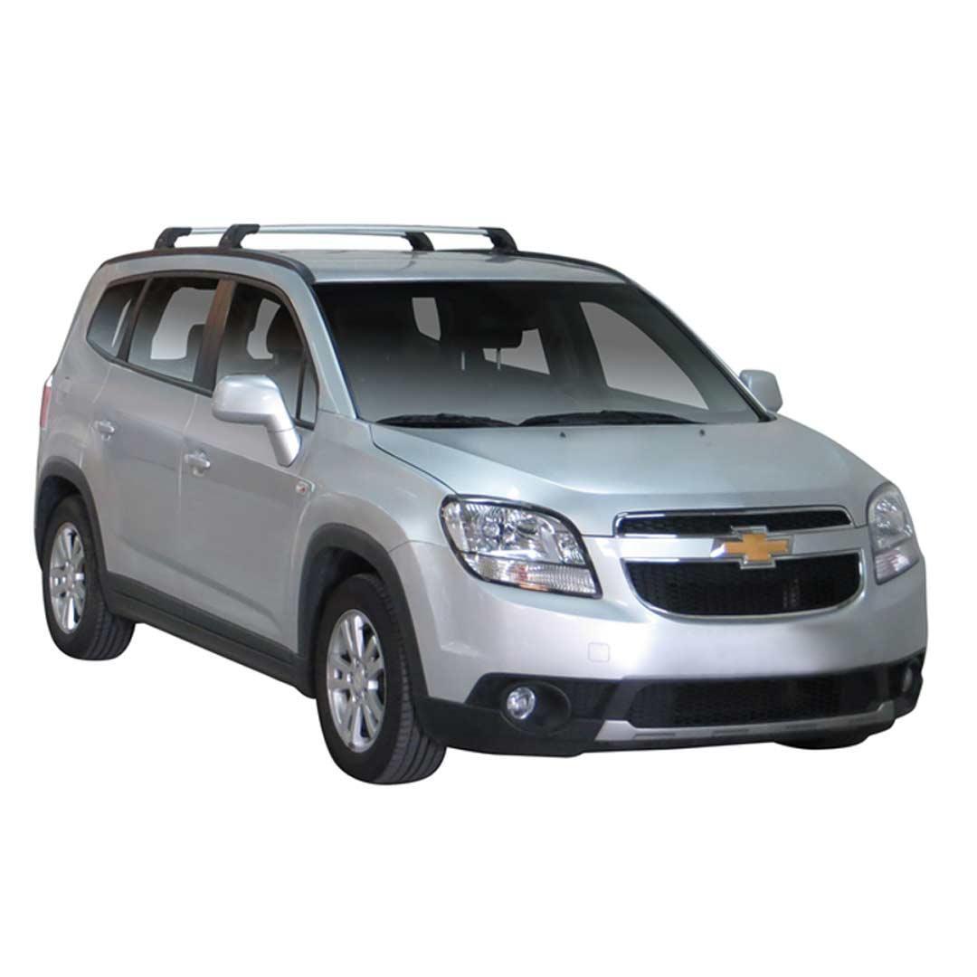 Черни супер аеродинамични греди за Chevrolet Orlando модел след 2010 година