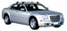 Черни супер аеродинамични греди Yakima Flush за Chrysler 300C седан с 4 врати