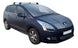 Yakima Flush за Peugeot 5008 модел от 2009 до 2016 година без надлъжни греди ЧЕРНИ
