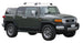 Черни аеродинамични греди за Toyota FJ Cruiser модел без надлъжни греди