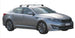 Yakima Flush греди за KIA Optima sedan от 2015 до 2021 година - Черни