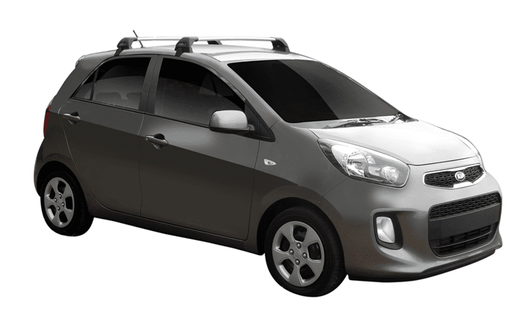 Yakima Flush греди за Kia Picanto от 2011 до 2017 година- Сиви