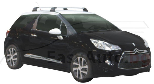Yakima Flush греди за Citroen C3 2009 do 2016 година и Citroen DS3- Сиви