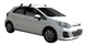 Yakima Flush греди за Kia Rio от 2011 до 2017 година - Сиви