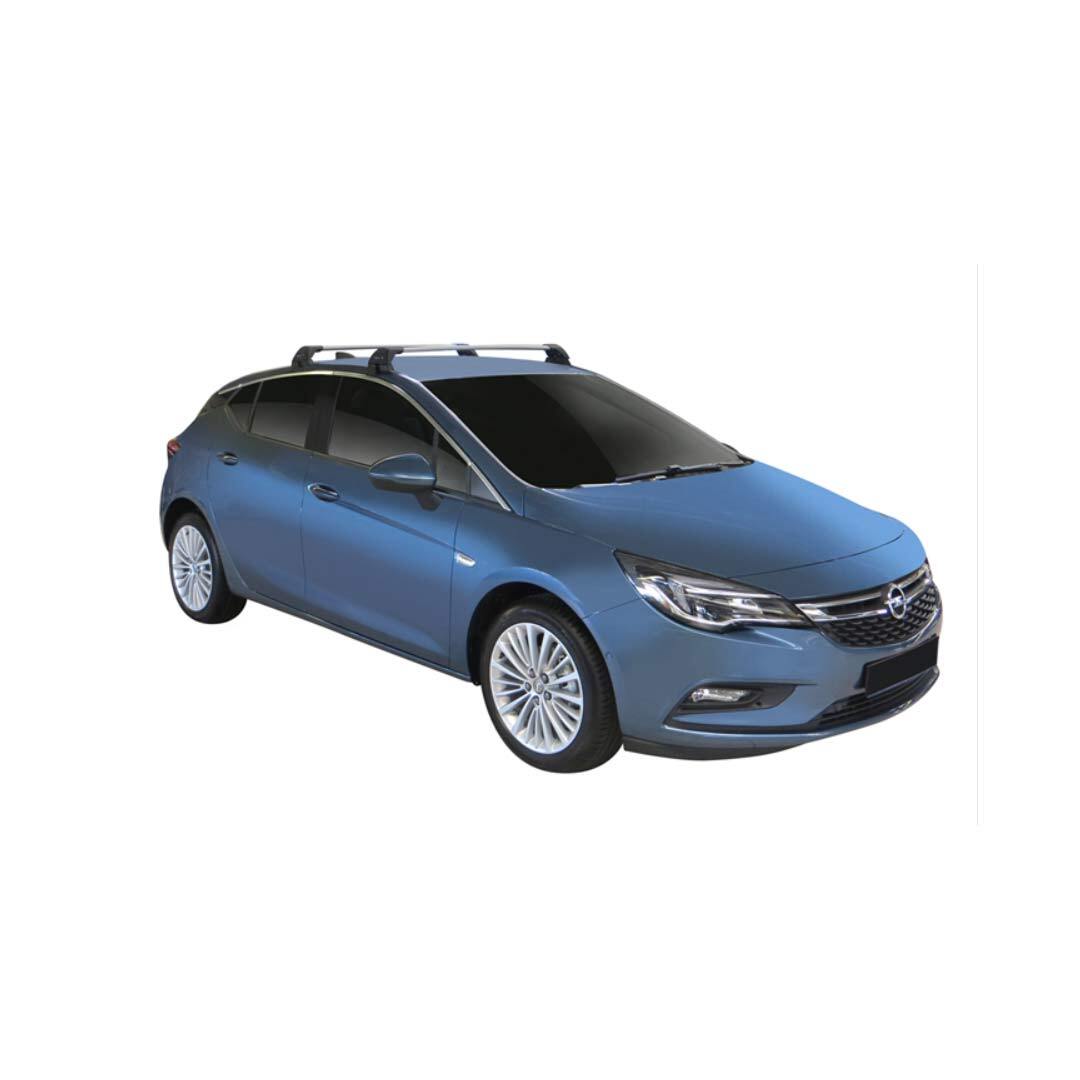 Напречни греди за Opel Astra K Hatchback от 2016 година и нагоре - Yakima Flush сиви