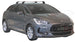 Yakima Flush греди за Citroen DS5 - Сиви