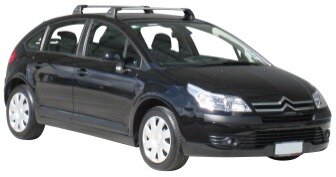 Напречни греди за Citroen C4 2004 до 2010 година - Yakima Flush сиви